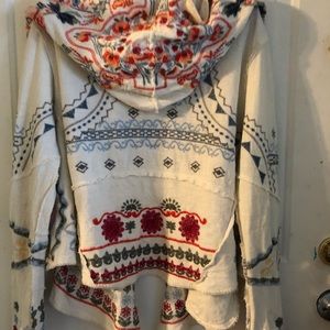 Johnny was Biya embroidered duster cardigan large